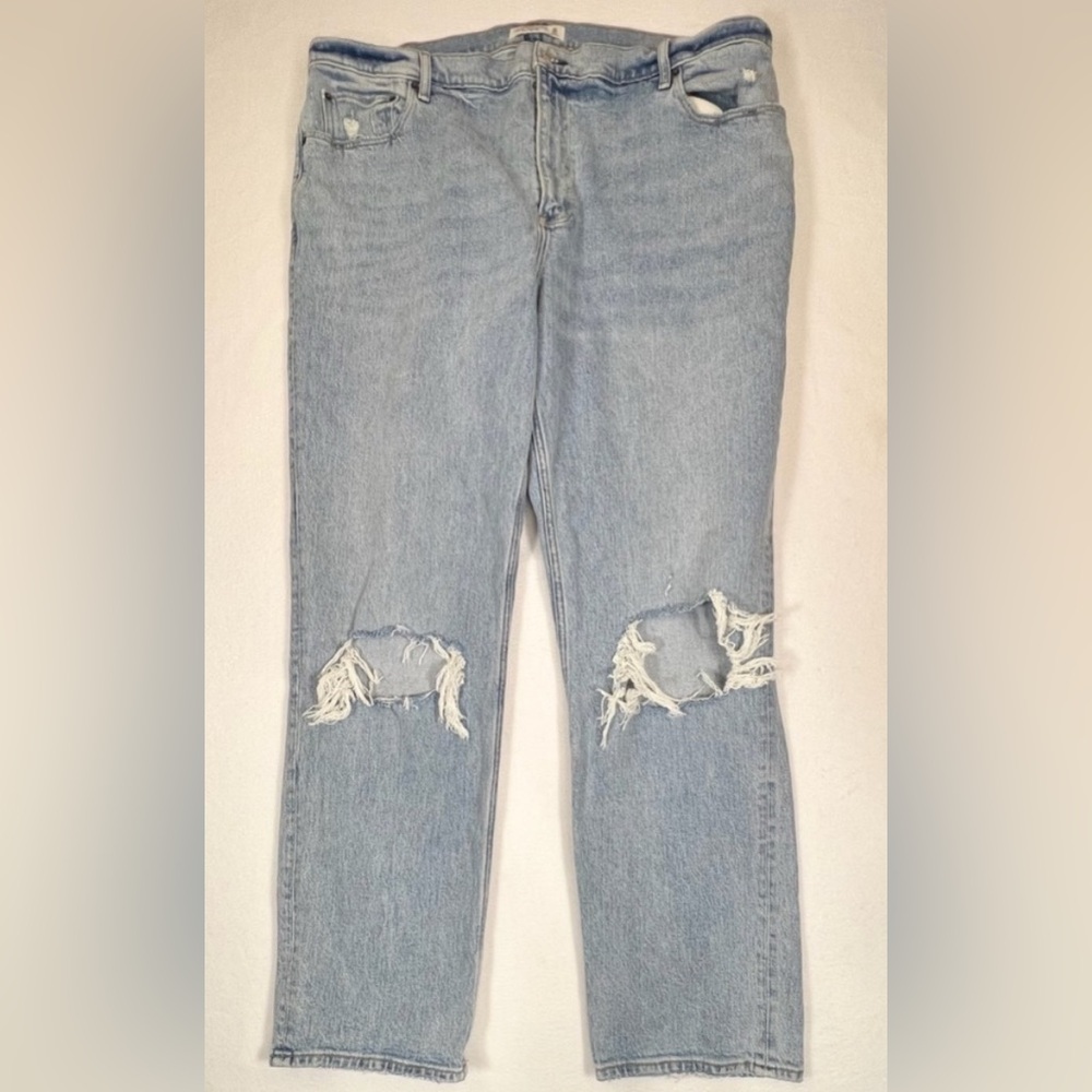 Abercrombie Light Blue Distressed Women's Jeans
